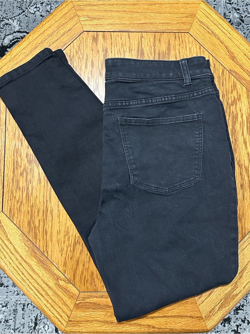 *TALBOTS* Black Simply Flattering Collection Jegging Skinny Leg Pant Jeans Sz 12 - Picture 3 of 8